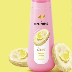 Dove x Crumbl Limited Edition Lemon Glaze Body Wash - 20 fl oz- NEW